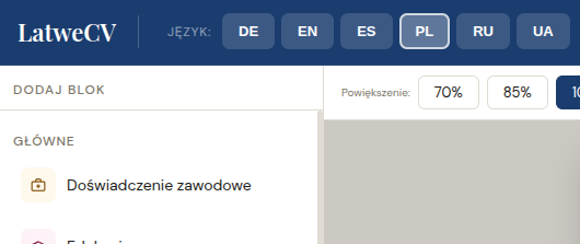 Przełącznik języka